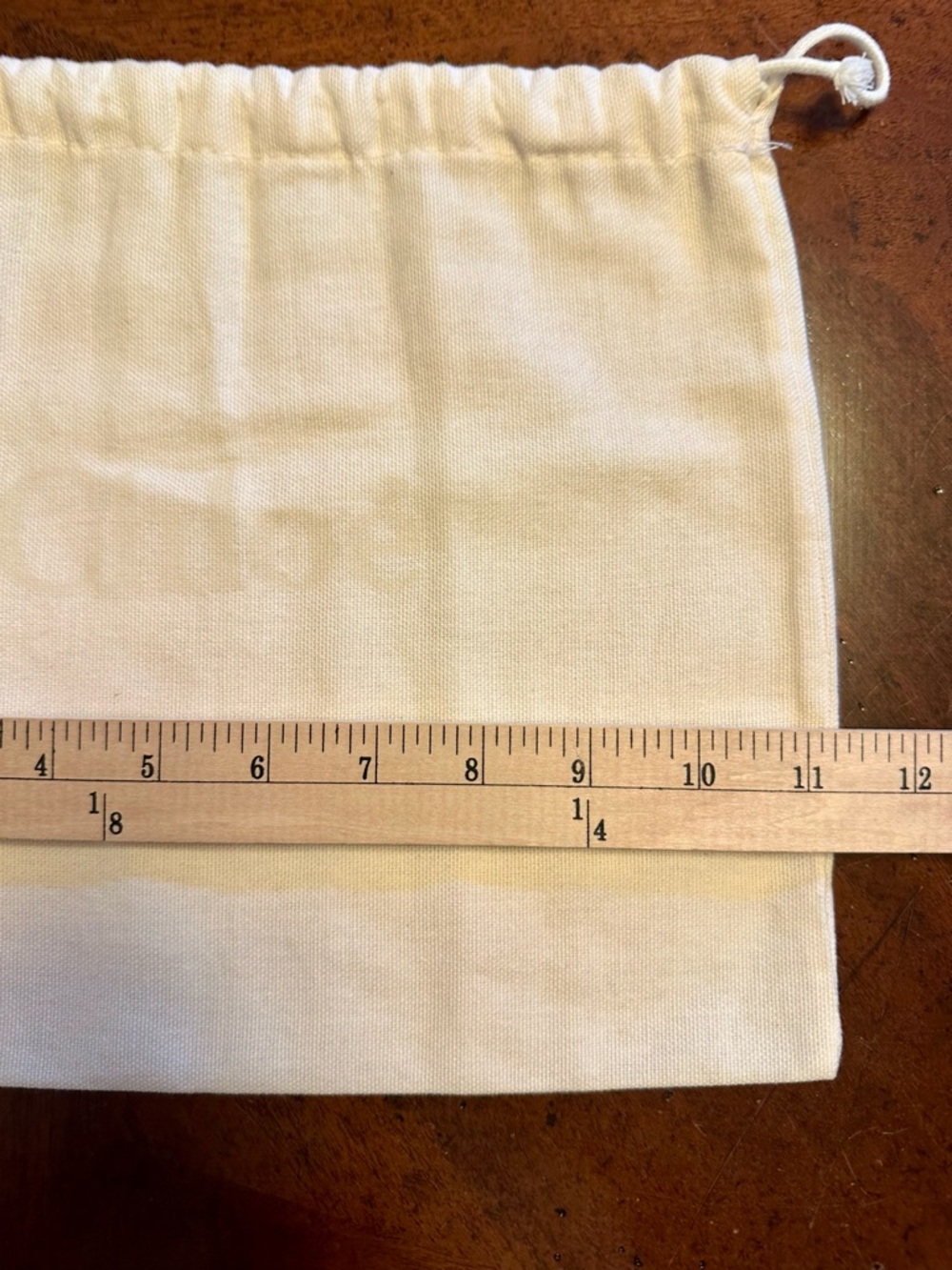 Chloe Cream Drawstring Dust Bag - Picture 2 of 3